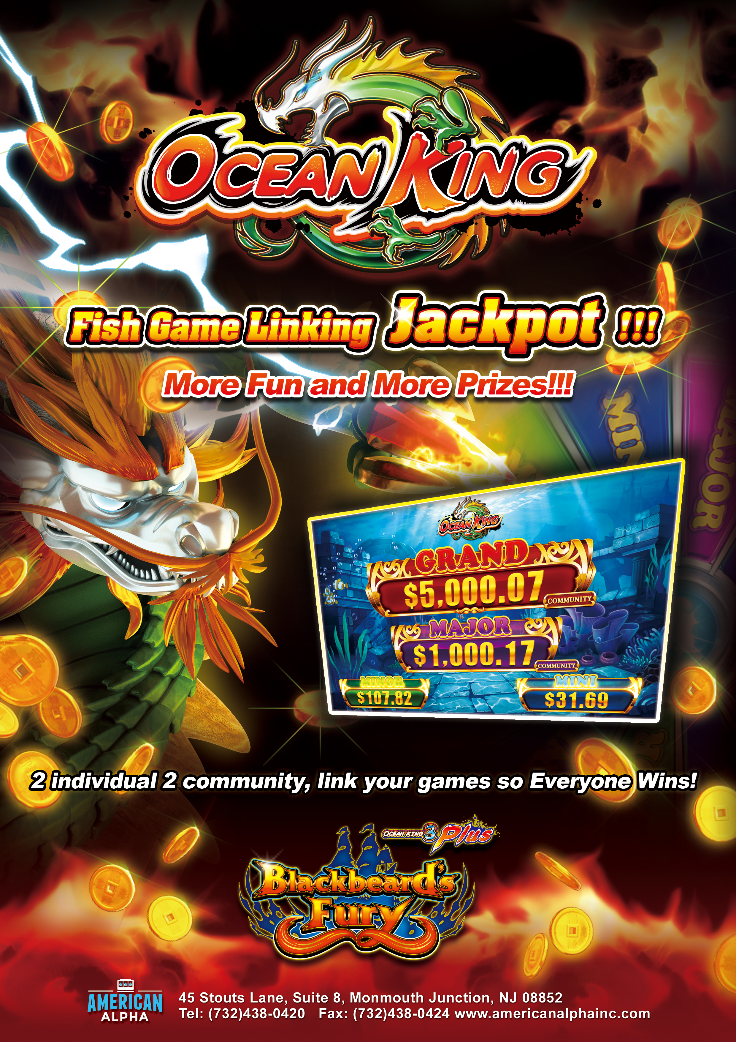 Ocean King 3 Plus Linking System
